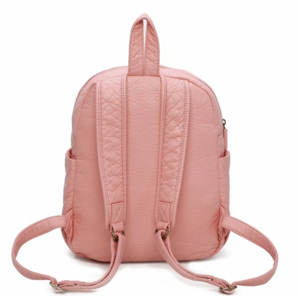 NWT Ampere Creations Marie Backpack Rose Pink Vegan Leather Backpack